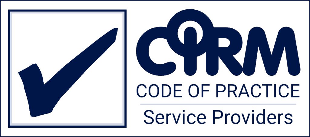 CIRM Code of Practice for Service Providers Logo